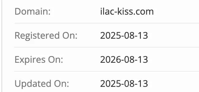 домен Ilac Kiss