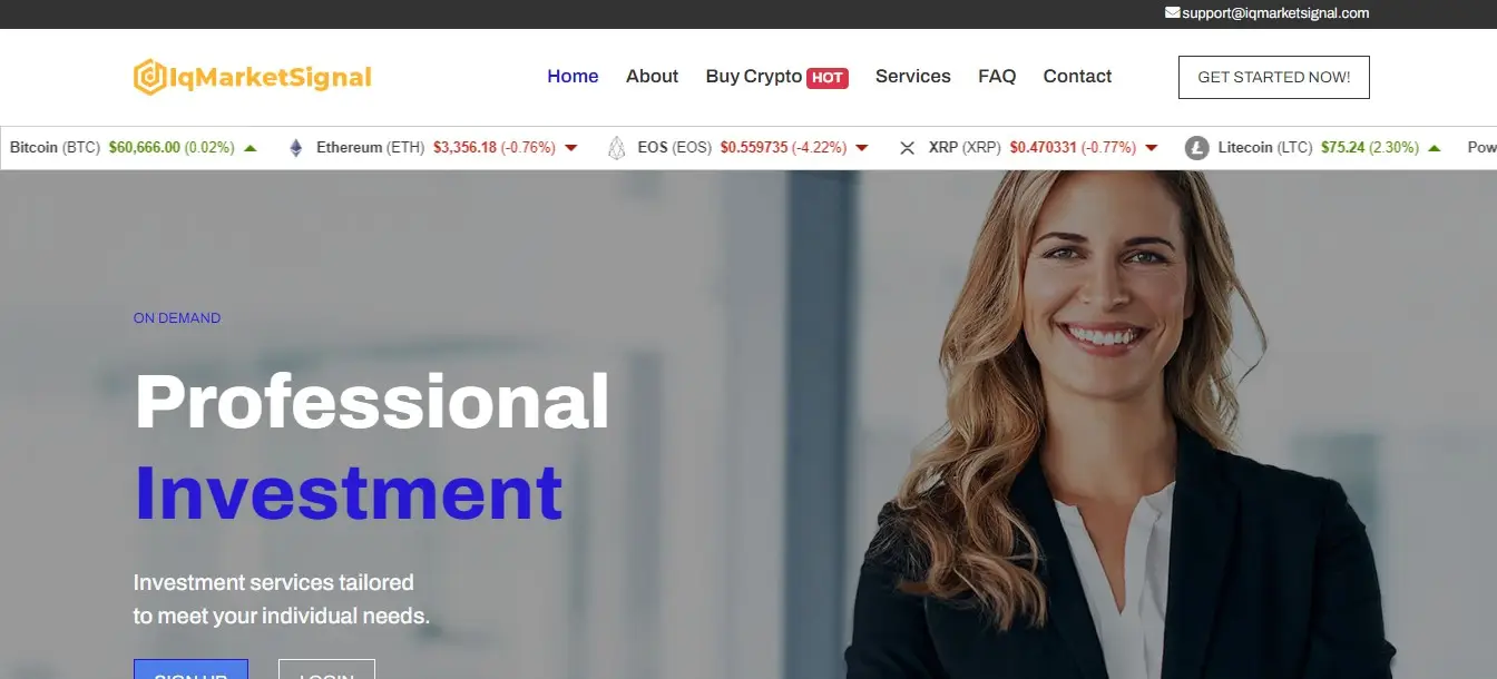 Обзор брокера IqMarketSignal