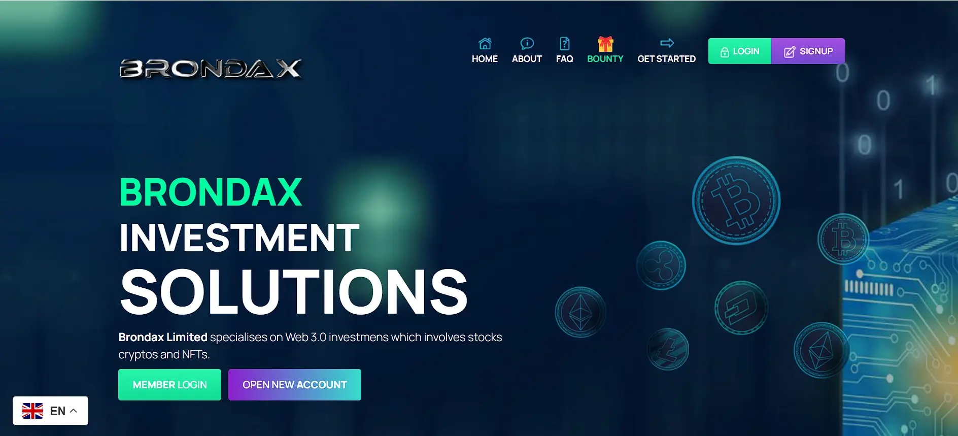 Обзор криптолохотрона Brondax