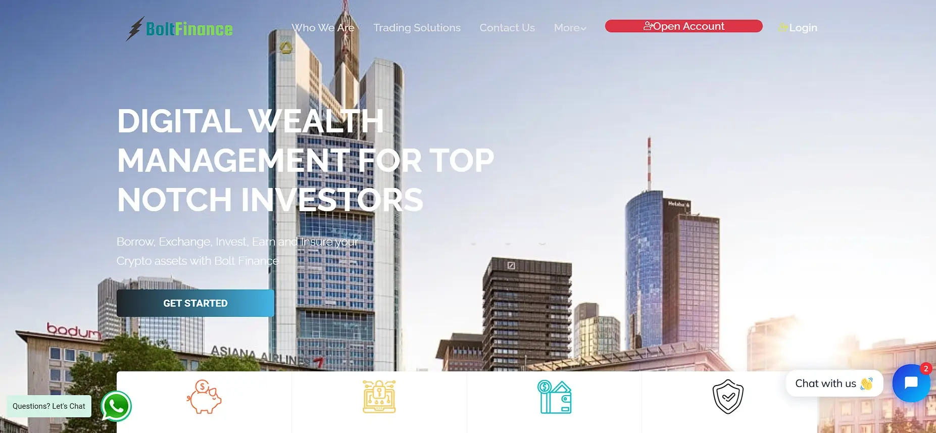 Основная информация о BoltFinance Основная информация о BoltFinance