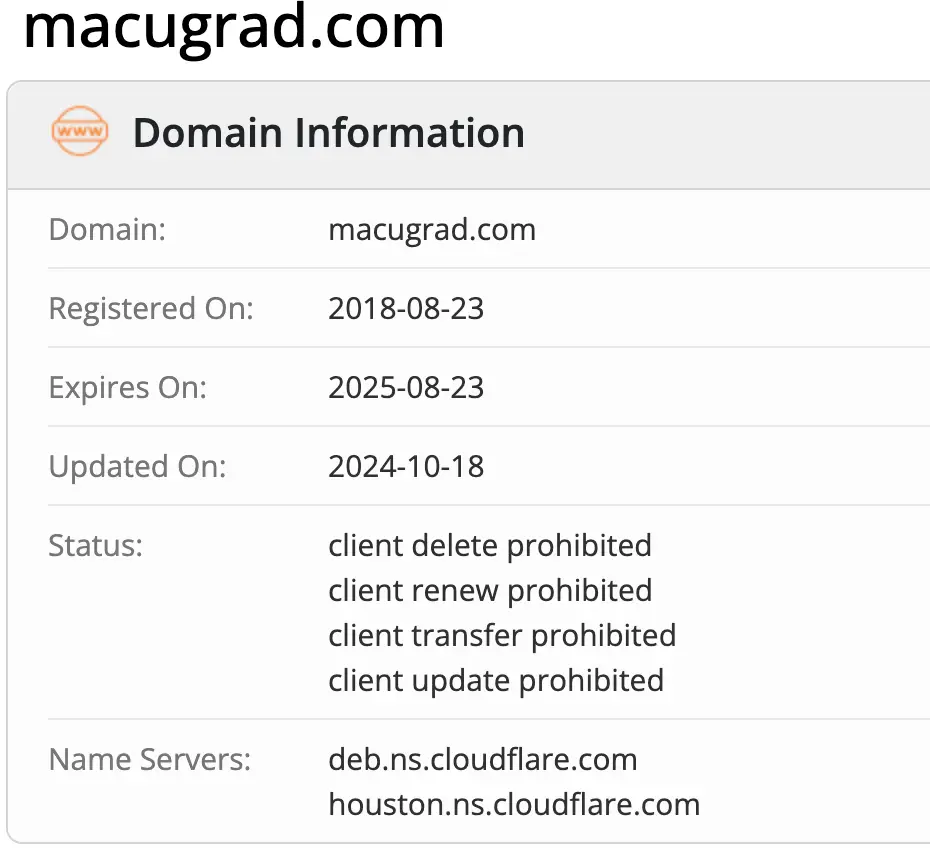 домен Macugrad Macugrad домен