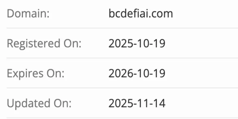 BC DEFI домен домен BC DEFI