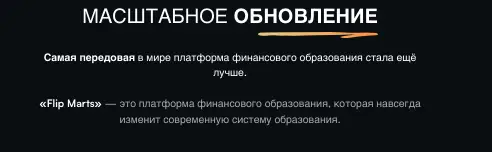 Flip Marts обзор платформы  инфо о платформе Flip Marts