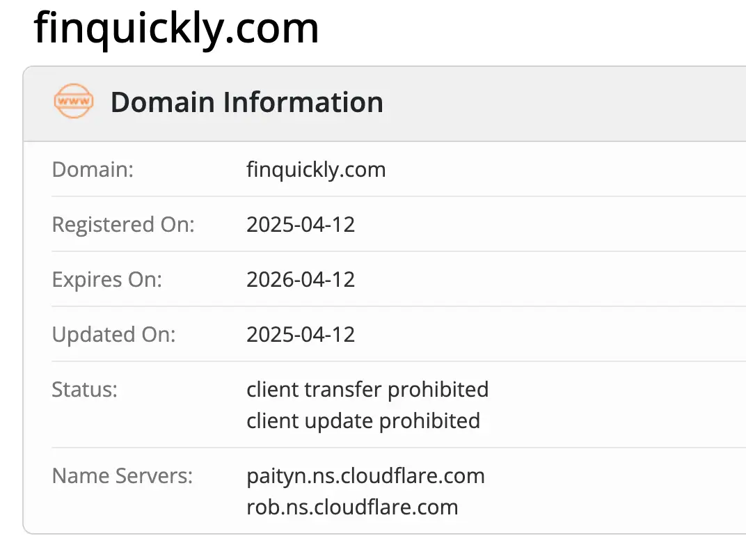домен Fin Quickly Fin Quickly домен