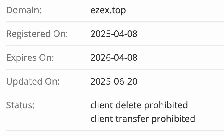 EZEX домен  домен