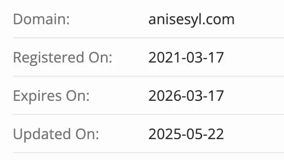 домен Anisesyl