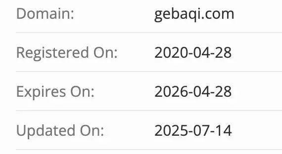 домен Gebaqi