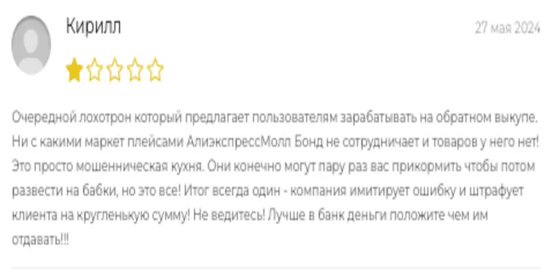 мнение о AliexpressMall