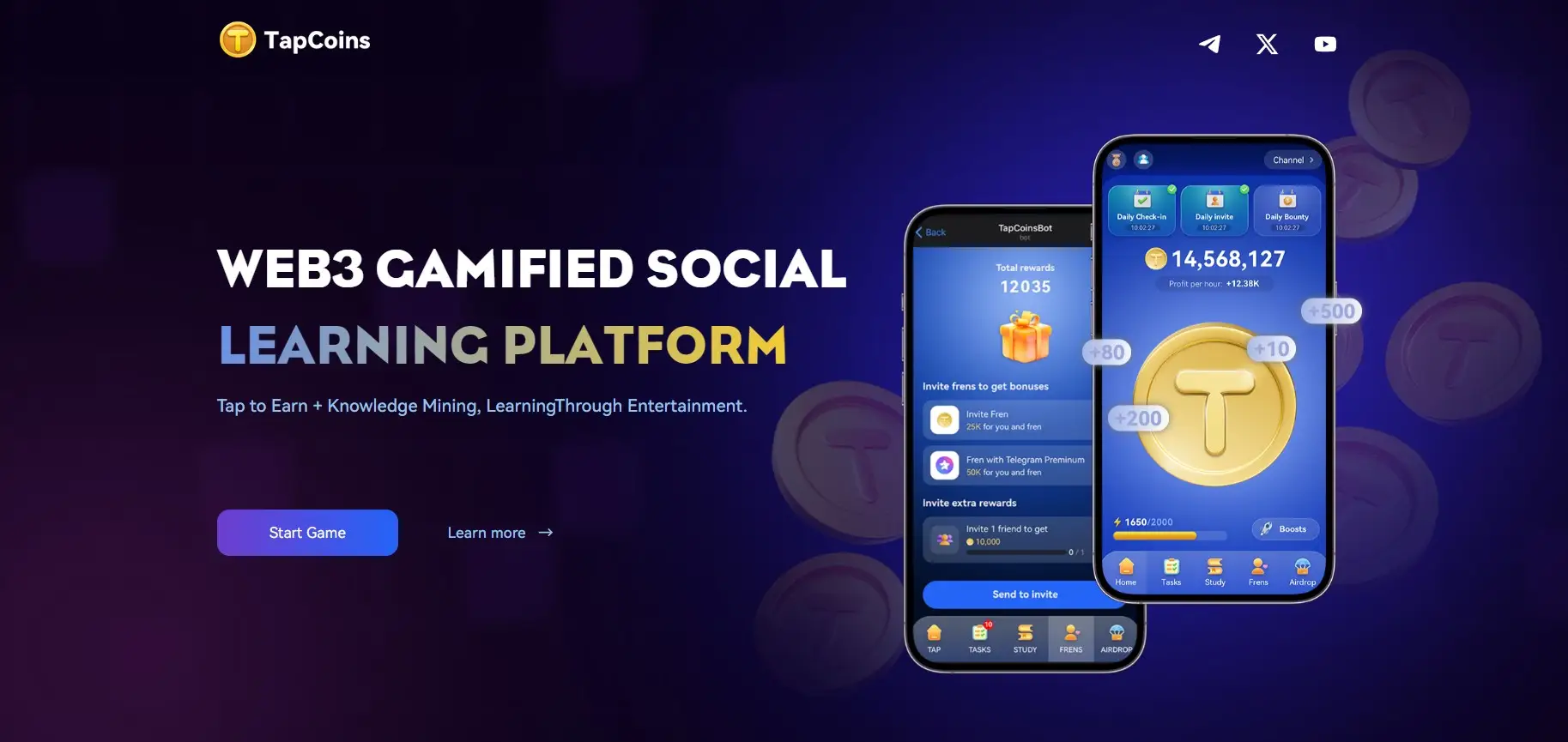 Криптоигра TapCoins – как вывести токены. Криптоигра TapCoins – как вывести токены.