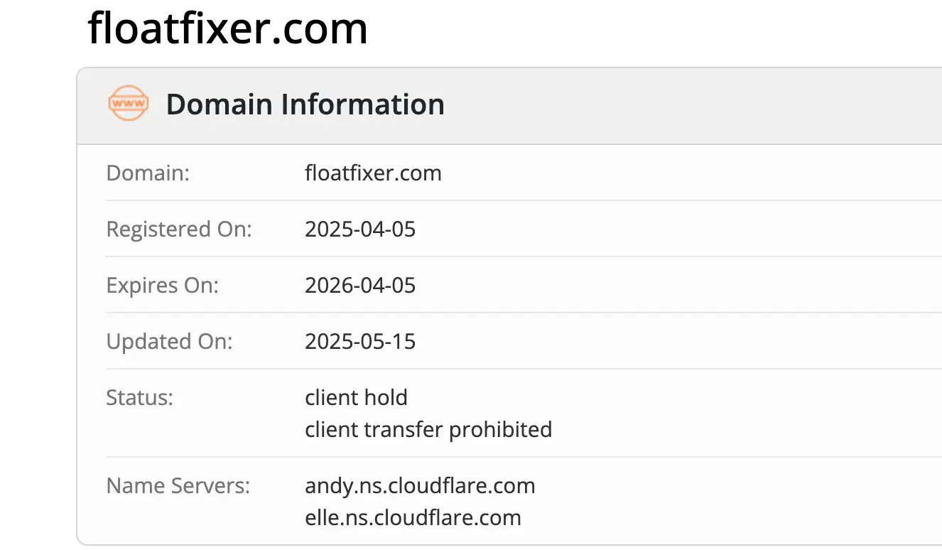 домен FloatFixer FloatFixer домен