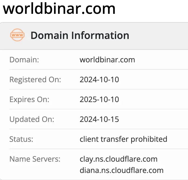 домен WorldBinar WorldBinar домен