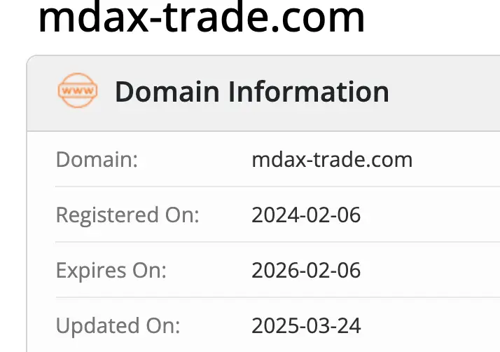домен Mdax-Trade LTD Mdax-Trade LTD домен