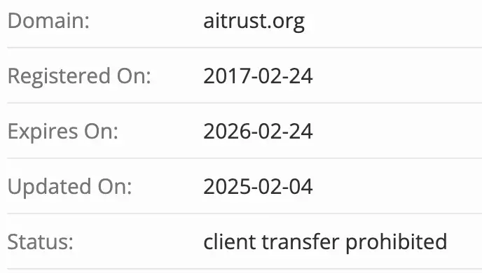 AiTrust домен домен AiTrust