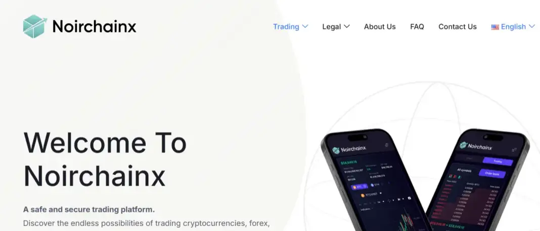 страница сайта Noirchainx