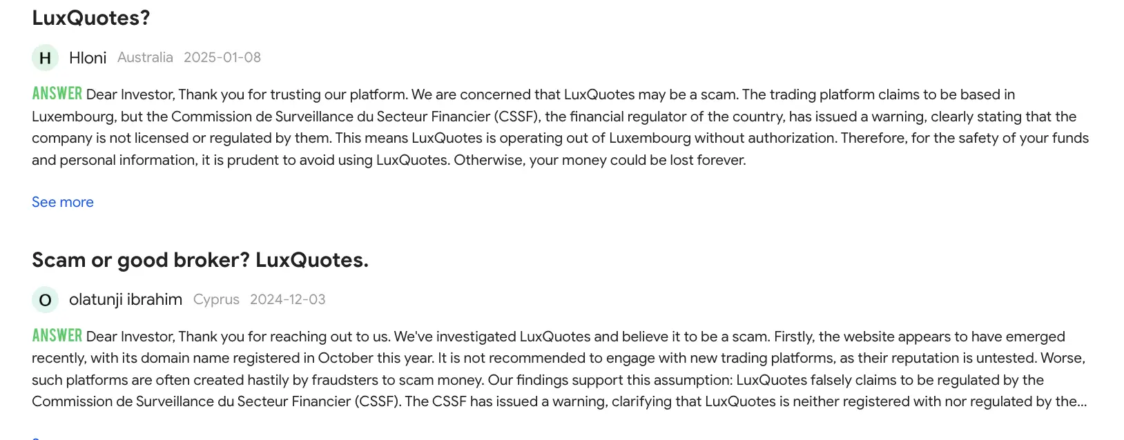 LuxQuotes отзывы клиентов LuxQuotes отзывы людей