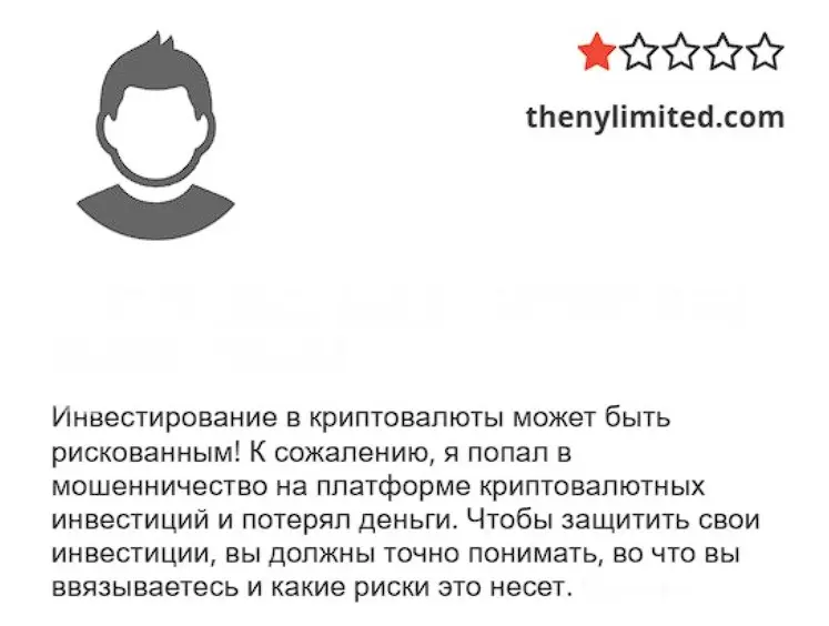 Отзыв о Theny Limited