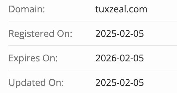 домен TUX / TuxZeal