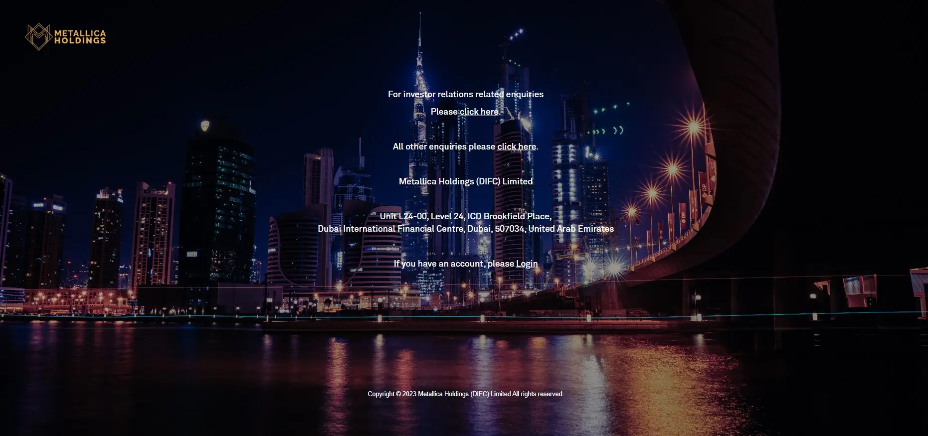 Обзор брокера Metallica Holdings