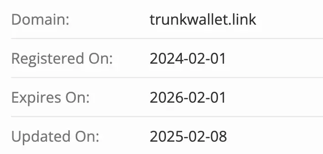 Trunk Wallet домен  домен Trunk Wallet