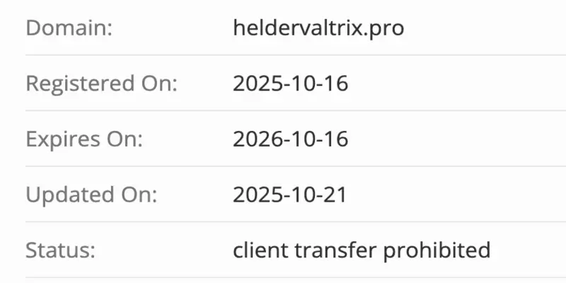 домен Helder Valtrix