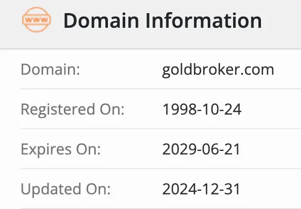 GoldBroker домен  домен GoldBroker