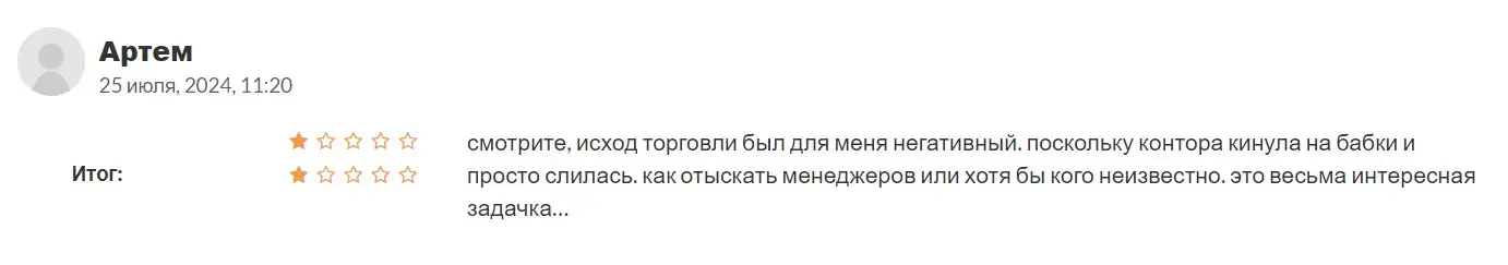 Отзыв пользователя о Chain Asset Management Отзыв пользователя о Chain Asset Management