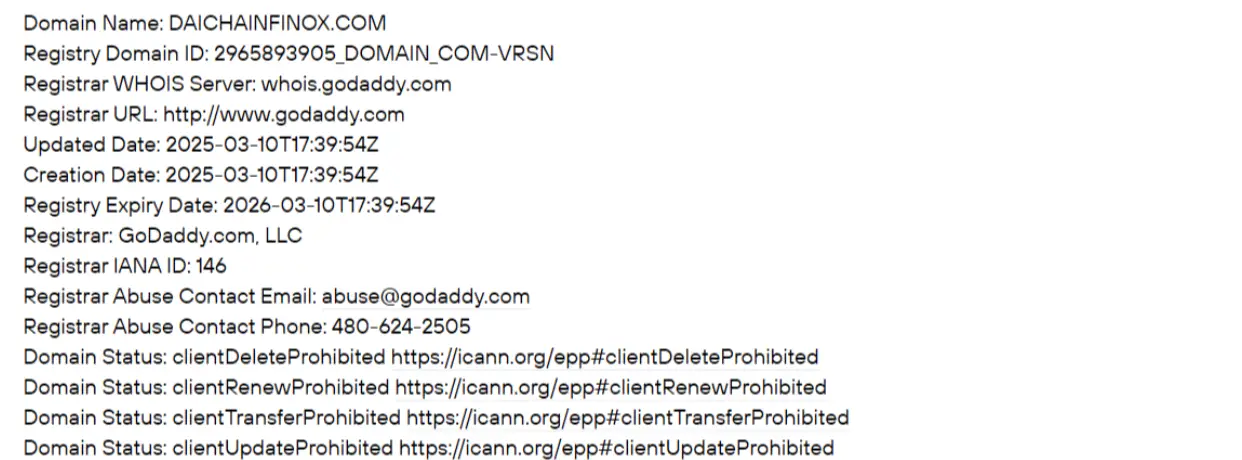 Daicha Infinox Markets Ltd обман Daicha Infinox Markets Ltd скам