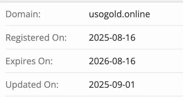 домен UsoGold 