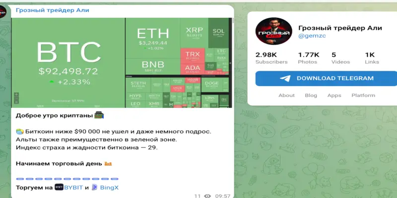 Грозный Трейдер Али инфо о проекте обзор на Грозный Трейдер Али