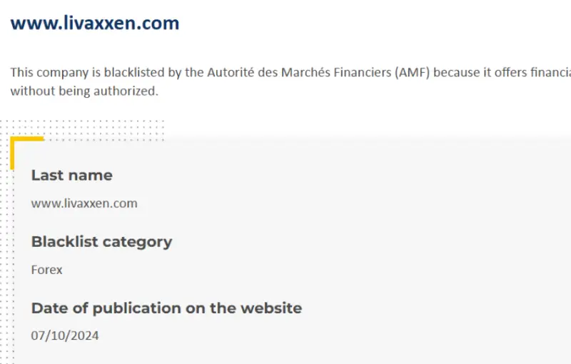 информация о Livaxxen