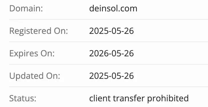 Deinsol домен домен Deinsol