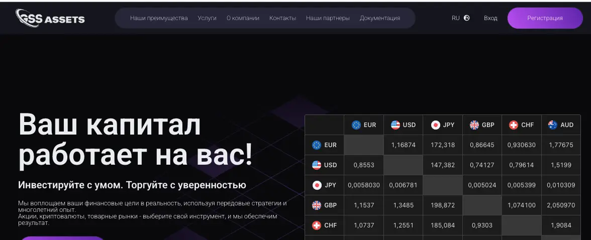 обзор брокера Global Solution Strategies