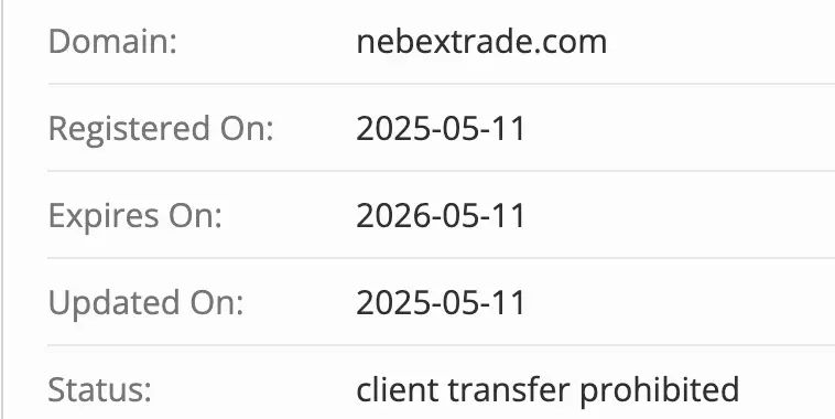 домен NebexTrade