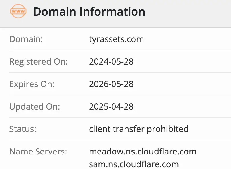 TYRassets домен 