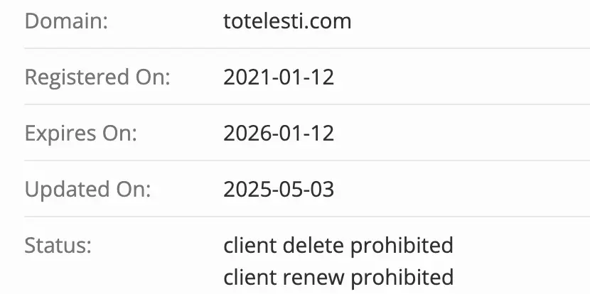 домен Totelesti