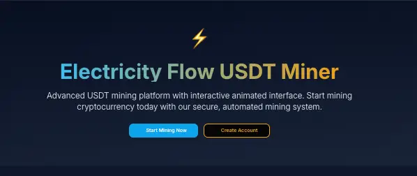 обзор на Electricity USDT Flow Miner
