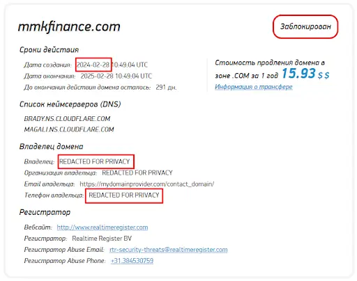 СКАМ MMK Finance