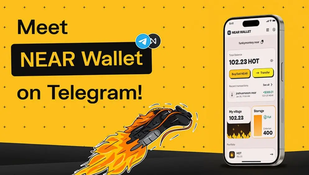 Near Wallet mine HOT как выводить