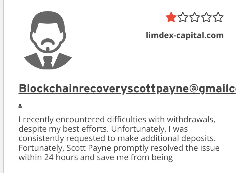 отзывы клиентов Limdex Capital отзывы людей о Limdex Capital