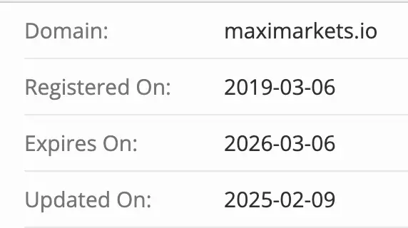 домен MaxiMarkets