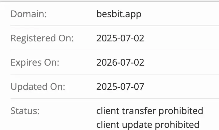 Besbit Π΄ΠΎΠΌΠ΅Π½  Π΄ΠΎΠΌΠ΅Π½ Besbit