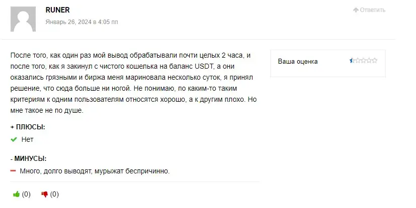 Отзыв о Beribit