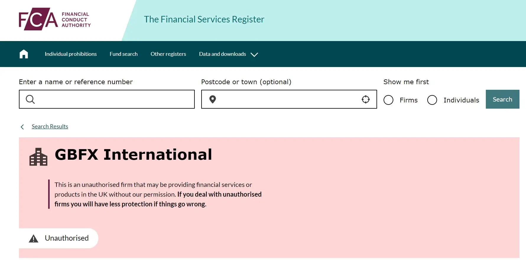 proverka-gbfx-v-reestrah-fca Проверка GBFX в реестрах FCA