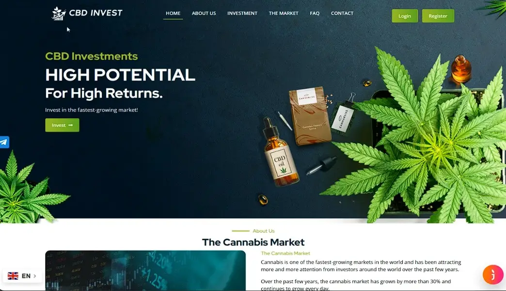 Основная инофрмация о CBD Invest
