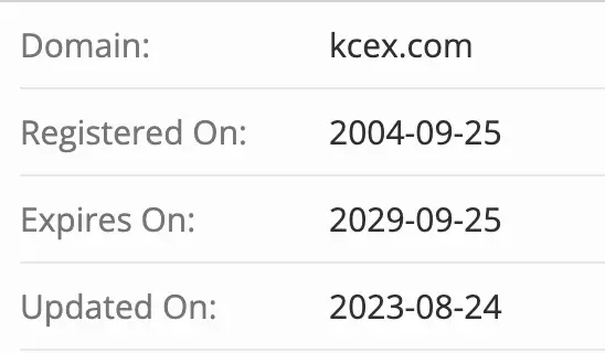 KCEX домен  домен KCEX