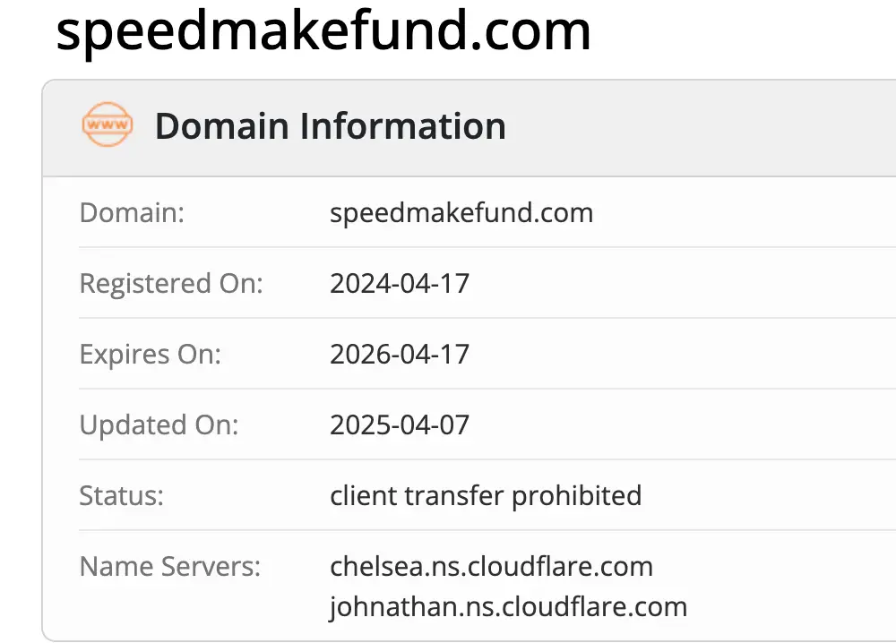 домен SpeedMakeFund SpeedMakeFund домен