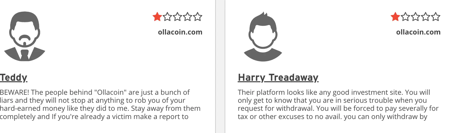 отзыв о OllaCoin OllaCoin отзывы