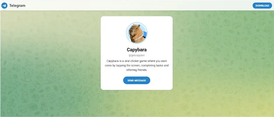 Обзор криптоигры Capybara Обзор криптоигры Capybara