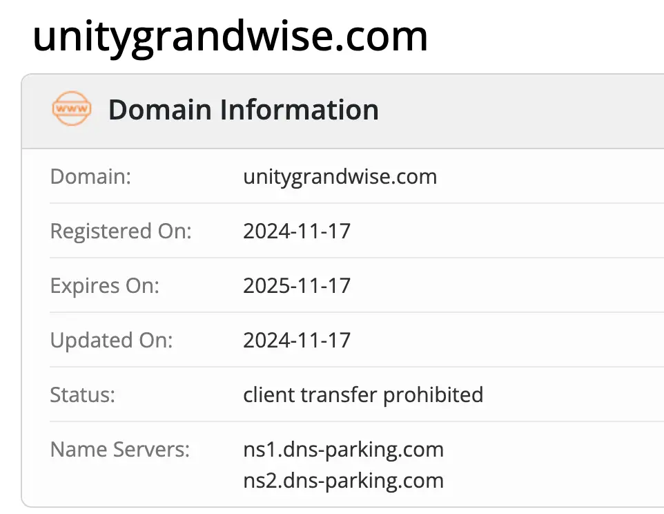 домен UnityGrandWise UnityGrandWise домен