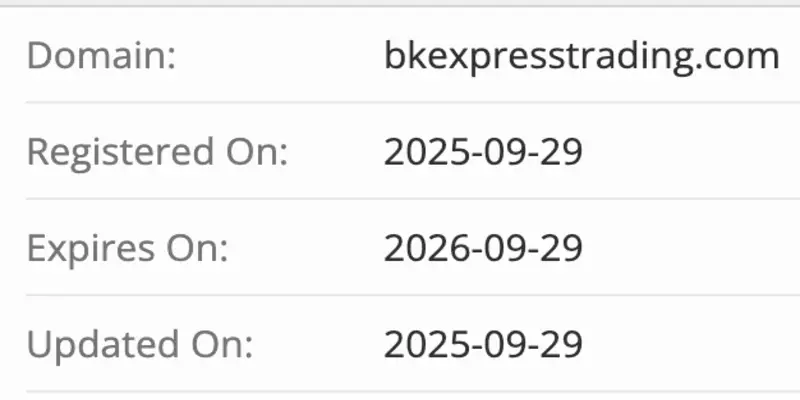 домен Banque Express Trading